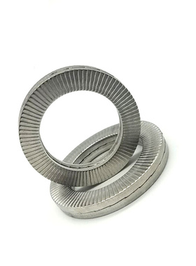 。316不锈钢 NLDF3 4 5 6 8 10 12 16 防松动垫圈双叠自锁垫圈双