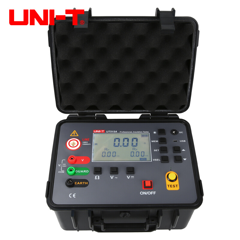 。优利德工业品UT513A/UT515A高压绝缘电阻测试仪数字式10KV兆欧