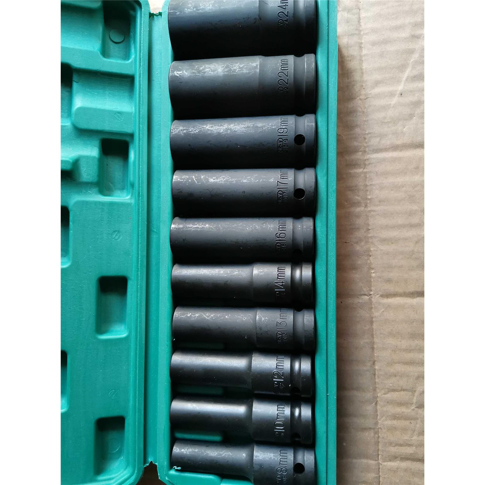 大飞接口小风炮专用套筒8/24套头10件套12.5方口六角汽修气动工具