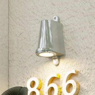 免接线充电壁灯无线磁吸射灯免打孔安装卧室床头中古风充电氛围灯