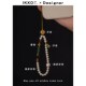 IKXO设计师品牌高档手机链碧玺珍珠挂件送女朋友老婆母亲闺蜜礼物