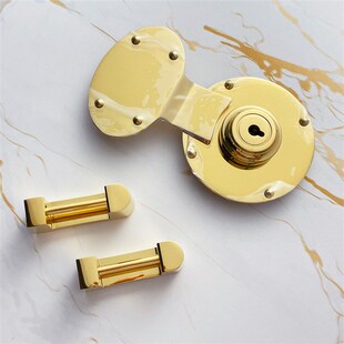 Yuxiang高品质不锈钢箱包锁具 杜勒斯包五金锁扣意大利风格镀真金
