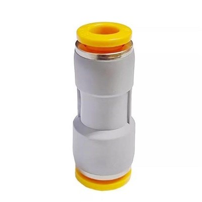 变径直管接头PACK MEPG-D4/D6/D8/D10/D12黑色塑料快插直通接头