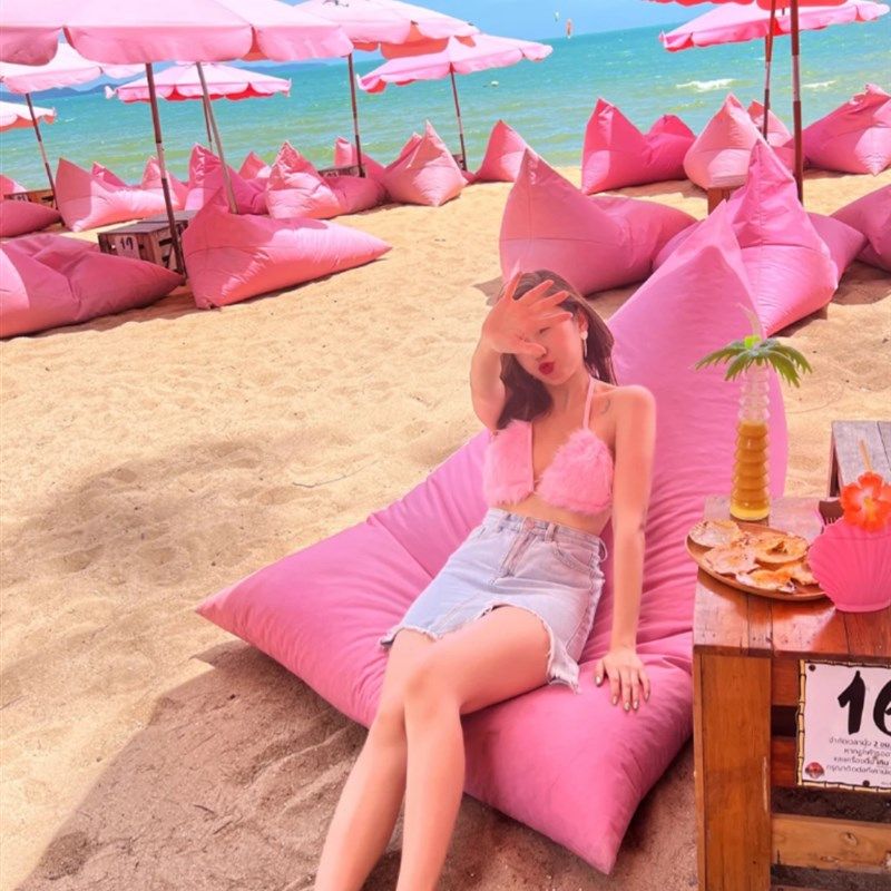 海边沙滩泳池影厅户外庭院定制休闲榻榻米躺椅防水懒人沙发豆袋,住宅家具,懒人沙发,淘宝优惠券,粉丝福利购,淘宝优惠卷