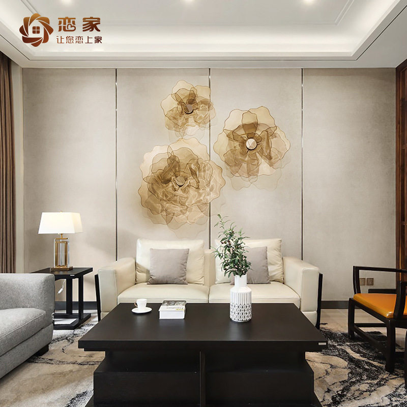 速发金属墙饰 沙发电视背景墙面装饰挂件 客厅餐厅轻奢壁挂样板间,金属材料及制品,其他金属制品,淘宝优惠券,粉丝福利购,淘宝优惠卷