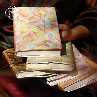 真我 古典夏花 优雅复古油画风手账帐本手工布书衣日记笔记本a5a6