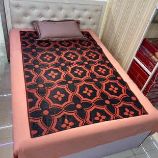 中式格子床席双面席麻席凉席凉席竹席夏季凉席草席凉席冰丝竹席