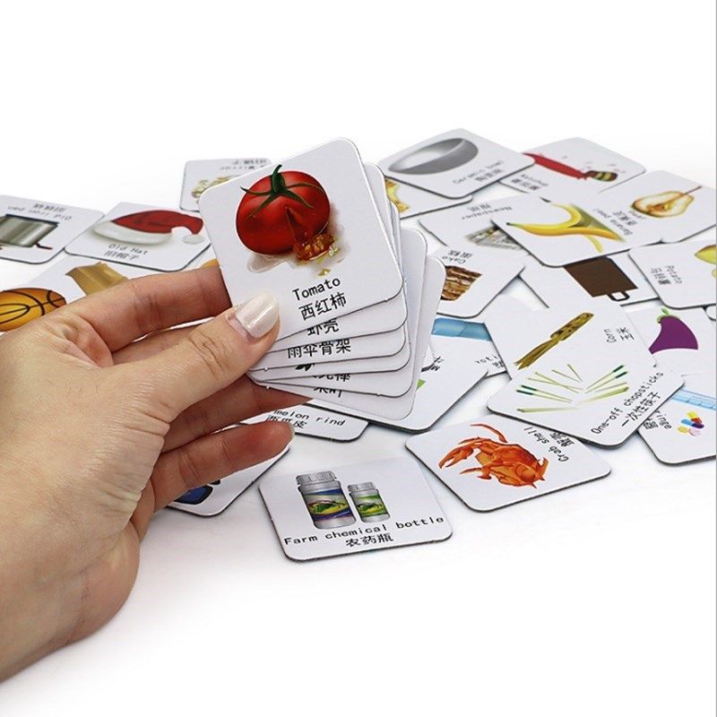 图片小桶环保意识儿童垃圾分类垃圾桶小型玩具迷你桌面四色垃圾桶