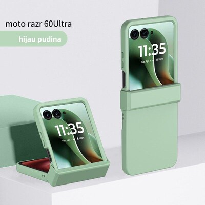 波尔卡适用于motorazr60手机壳新款折叠屏Moto Razr50/Ultra纯色