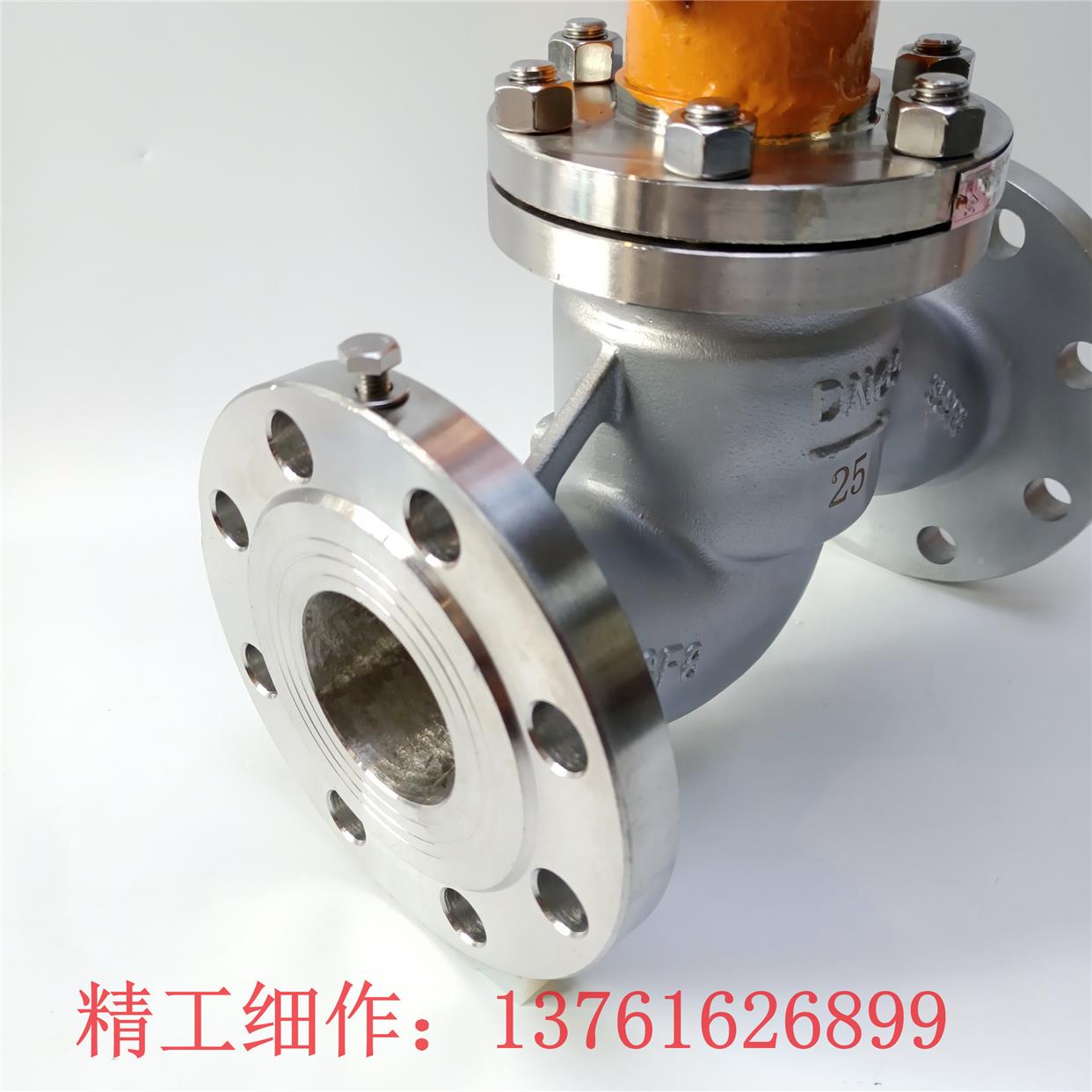 304 不锈钢氧气截止阀 JY41W-16P氧压机 脱脂禁油 氧气专用截止阀