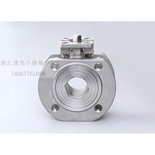 304不锈钢高平台意大利球阀超薄型球阀意式Q71F对夹式碳钢WCB/316