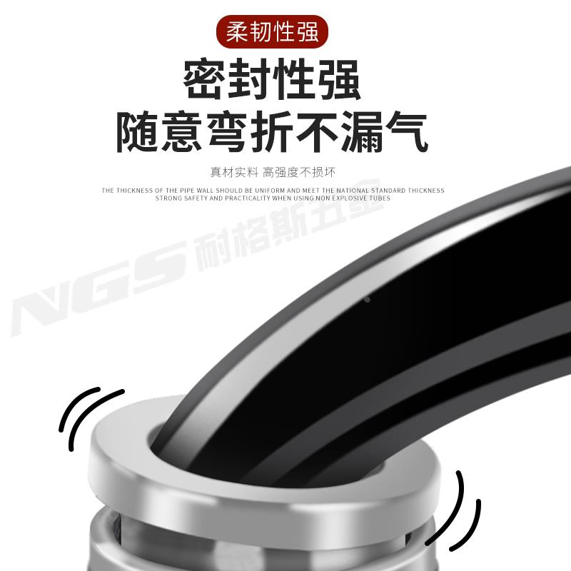 304不锈钢PM气管快速接头PV二通快插对接PU4 6 8 10 12变径PG16mm