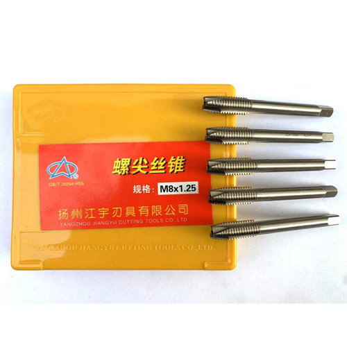 。扬州江宇螺尖丝锥全磨制机用丝锥先端丝锥M3M4M5M6M8M10M12M14M