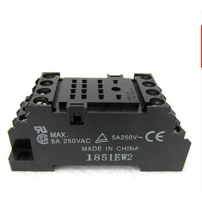 。PYF14A-E继电器底座 适用于HH54P MY4NJ等 14脚 继电器插座