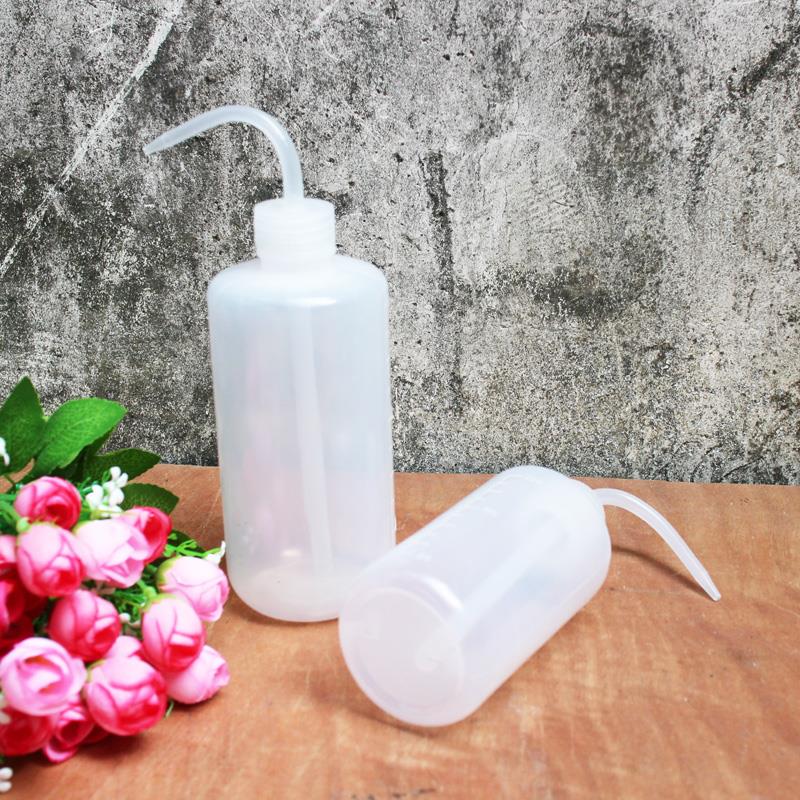 挤压式多肉浇水壶 尖头长嘴弯嘴小植物浇花喷壶阳台小工具 带刻度