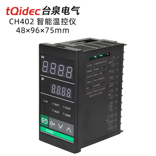 。台泉电气tqidec智能温控仪表CH402多输入数字PID调节器