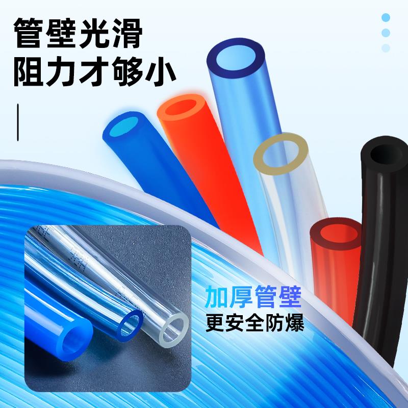 PU8*5高压气管空压机散卖气动软管外径8MM气泵12/10*6.5/6*4*2.5
