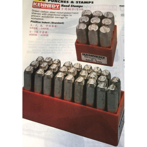 。英国进口 钢号码钢字码数字钢印字母钢印 0-9 A-Z 印字模打字钢