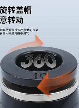 黑色气动接头PX8-02气管PD12-04快插接头Y/T型正三通PB6-01/10-03