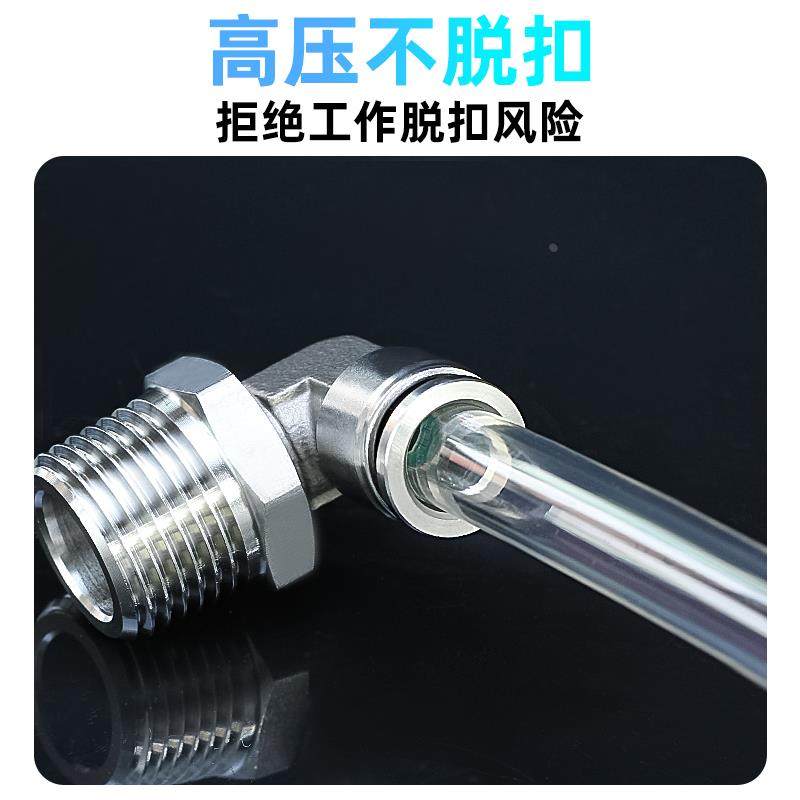 304不锈钢快插接头PL8-02/6-02/10-02/12-04气动气管快速螺纹弯头,纺织面料/辅料/配套,服装加工设备,淘宝优惠券,粉丝福利购,淘宝优惠卷