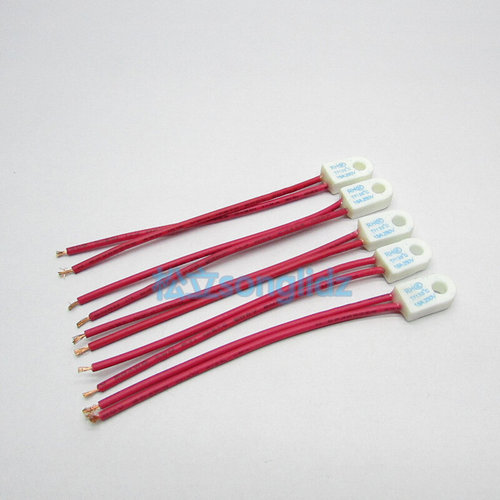 。家用取暖器电暖器 135度15A250v电热温控保险电阻 超温保护保险