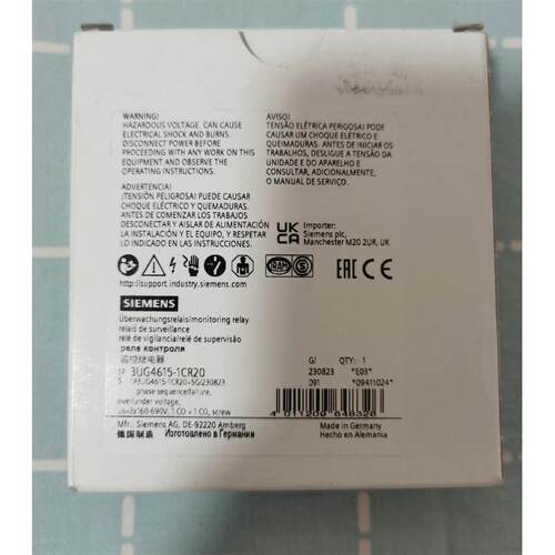 3UG4615-1CR20低压全新原装正品3UG4615-1CR20现货顺丰发出