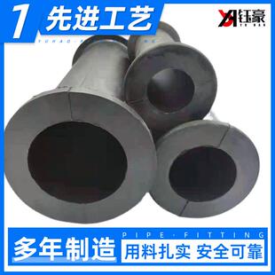 管夹阀胶管阀芯GJ41X-10L胶套天然耐磨橡胶耐酸耐碱三元乙丙内衬