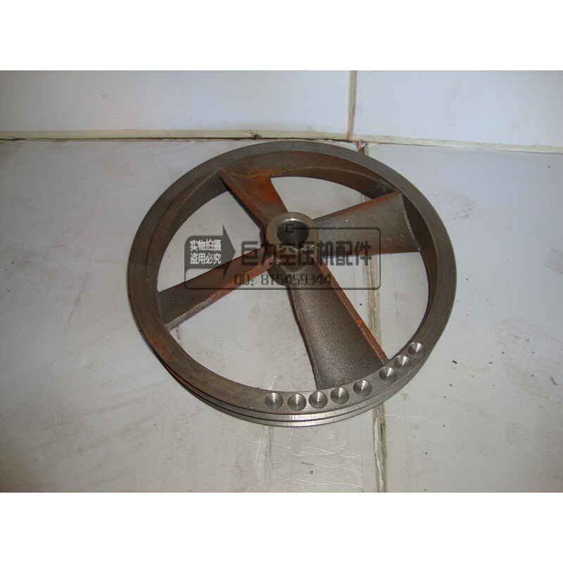 。空压机配件大轮气泵轮 51 65 90空压机机头皮带轮 飞轮