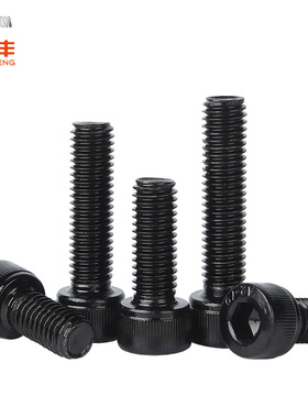 。黑色304不锈钢杯头内六角螺丝钉加长内六角螺栓M2M3M4M5M6M8-M1