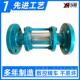 铸钢衬四氟法兰视盅SZ41F46玻璃碳钢衬氟化工管道直通DN25