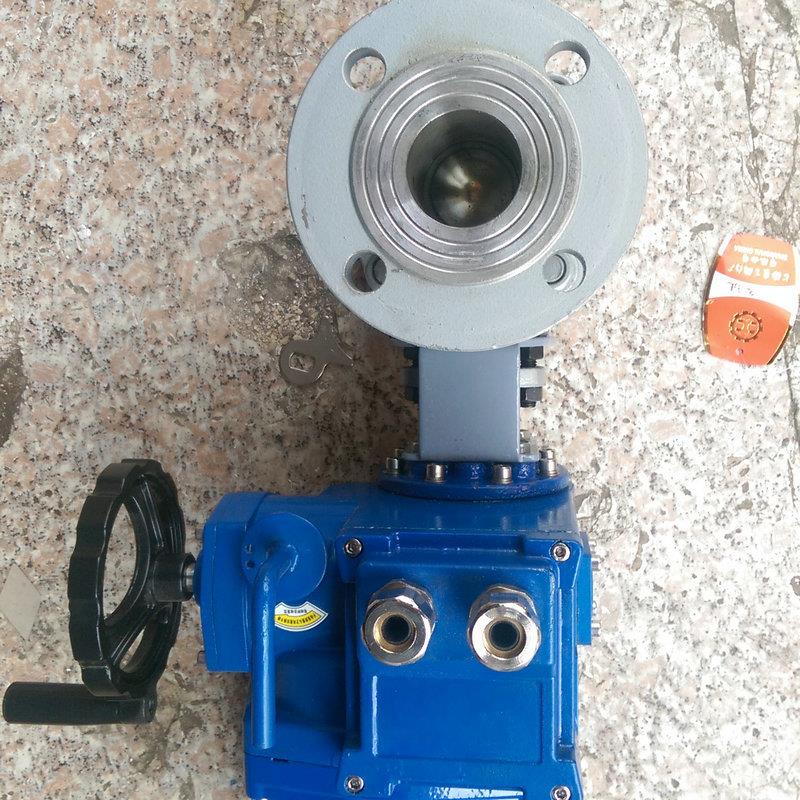 QB941F 16P电动防爆不锈钢 铸钢法兰球阀 DN15 20 32 40 50 100