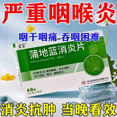 【双龙】蒲地蓝消炎片0.31g*48片/盒