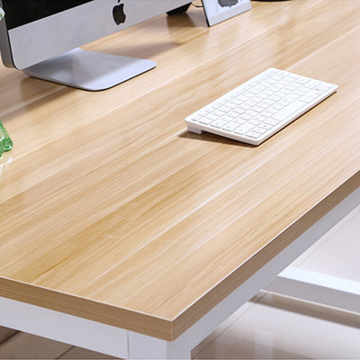。苏美特电脑桌台式简易书桌现代简约职员工作桌家用写字钢木办公