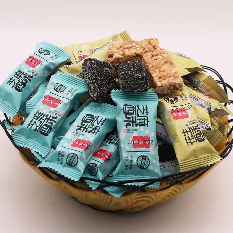 无糖芝麻酥老式花生酥学生宿舍休闲小零食办公室茶点孕妇解馋零食