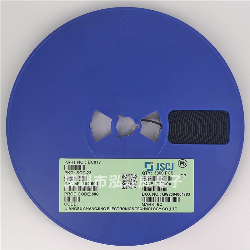 CJ长电长晶BC807 BC817-40 -16 -25 丝印5C/6C/5A/5B/6A/6B SOT23