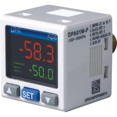 台达数显压力表DPA01M-P压力开关传感器DPA10M-P正压负压数显控制