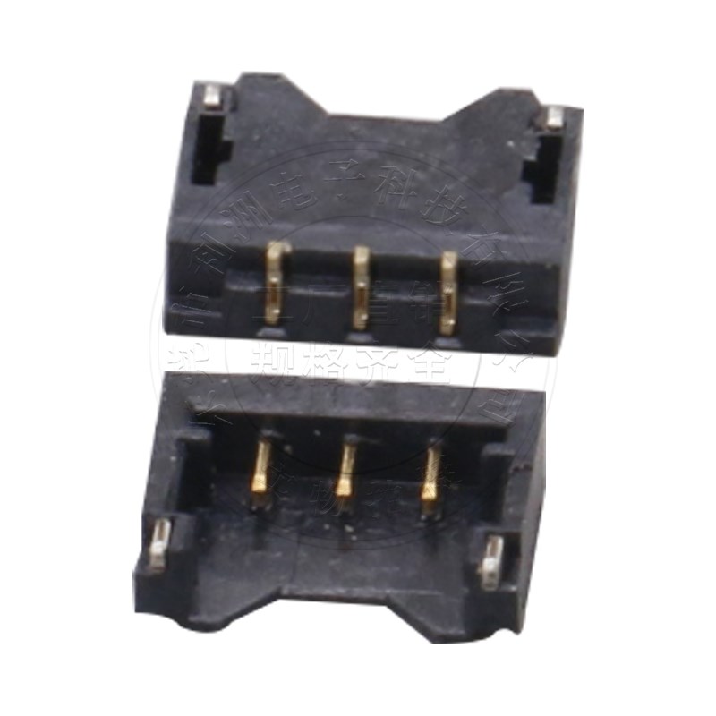 1.2mm间距卧贴1.2针座接插件卧式接线端子SMT贴片2P3P4P5P连接器