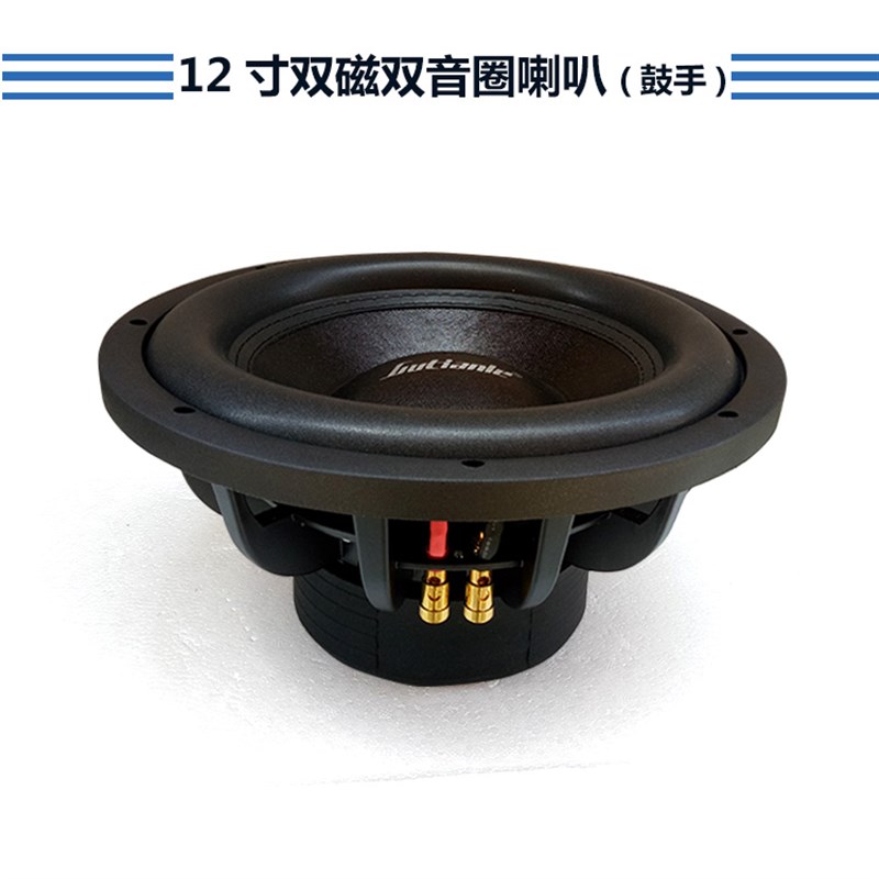 进口新款炸街双音圈双磁超重低音喇叭10寸12寸超重低音炮无源改装