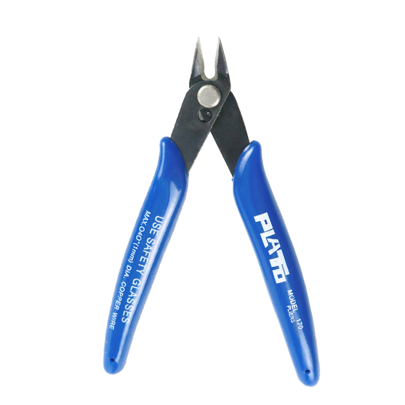 170水口钳迷你斜嘴钳模型电子斜口剪钳修边剪线钳塑料如意钳口水