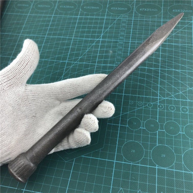 石匠专用工具凿子特钢錾子宰子平头扁凿凿水泥墙钢钎子铁占子