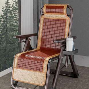 竹椅躺椅折叠午休阳台靠背午睡椅休闲家用竹椅靠椅老人藤椅办公室