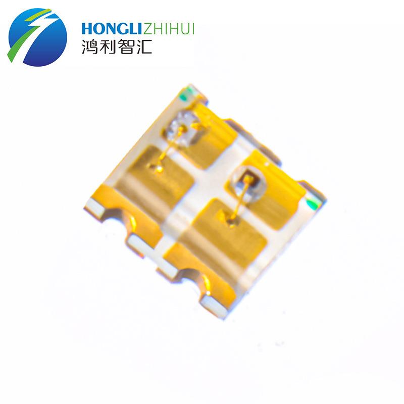 鸿利贴片LED灯珠0603（1617）红翠绿双色