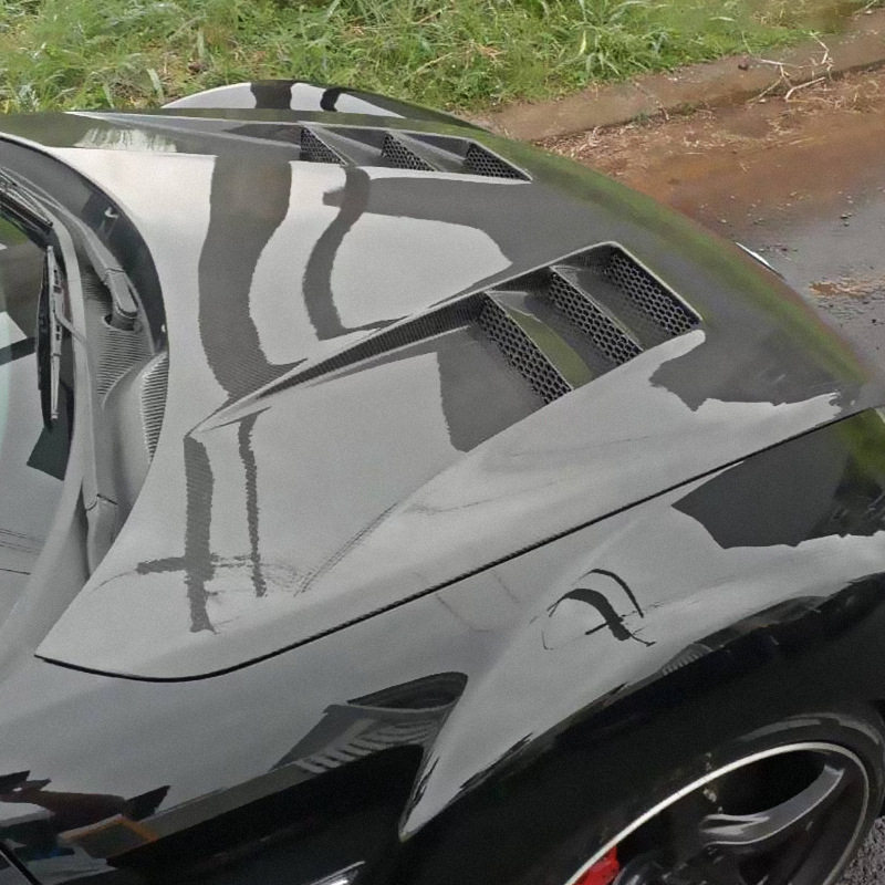 适用Mazda马自达RX8碳纤维改装件RE雨宫款引擎车头盖发动机盖