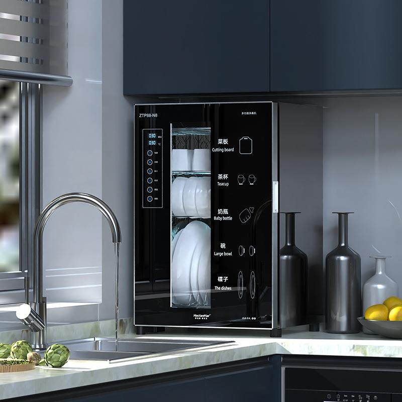 消毒柜家用小型厨房不锈钢紫外线餐具高温烘干消毒碗柜