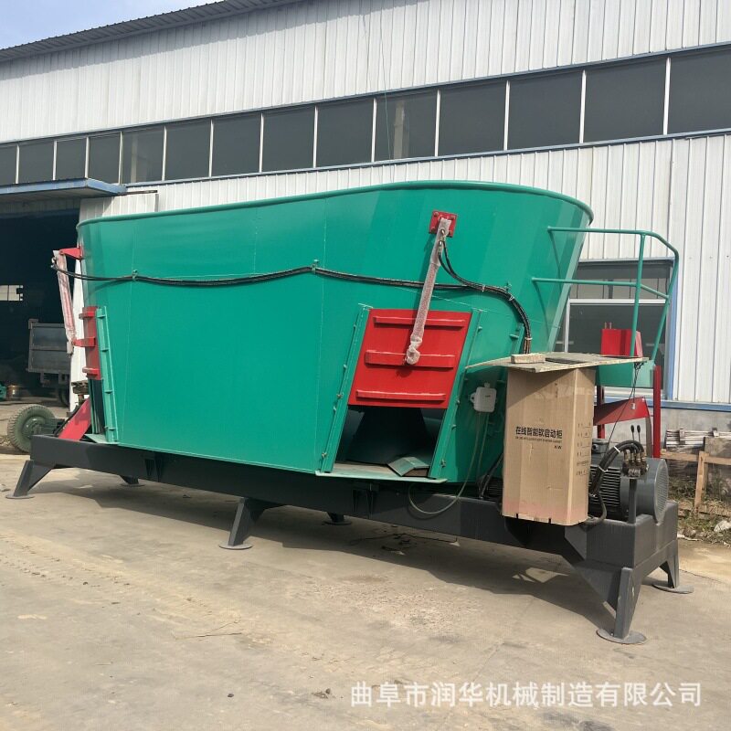 立式16方双搅龙tmr日粮机牵引移动款全混合草料制备机电动拌草机