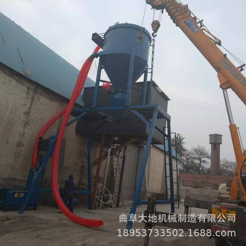 建材粉煤灰装车输送机 负压粉体系统工程输送 吸送式气力输送机