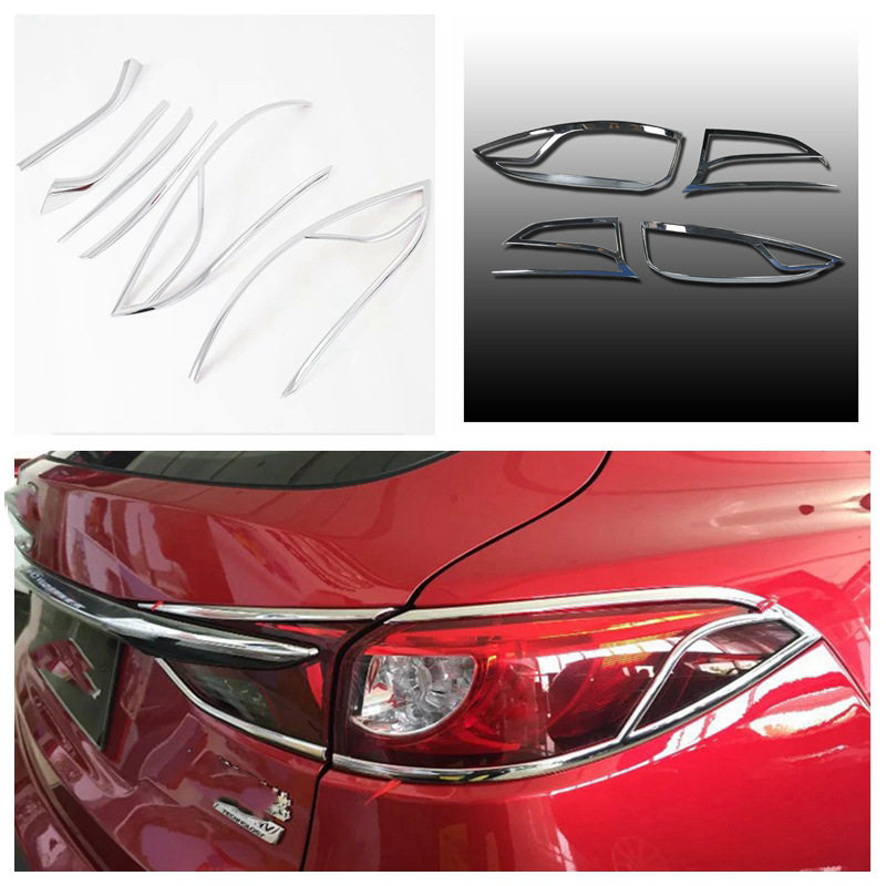 20CX-4尾灯框后大灯罩装饰片 适用于马自达16CX-4后尾灯改装亮片
