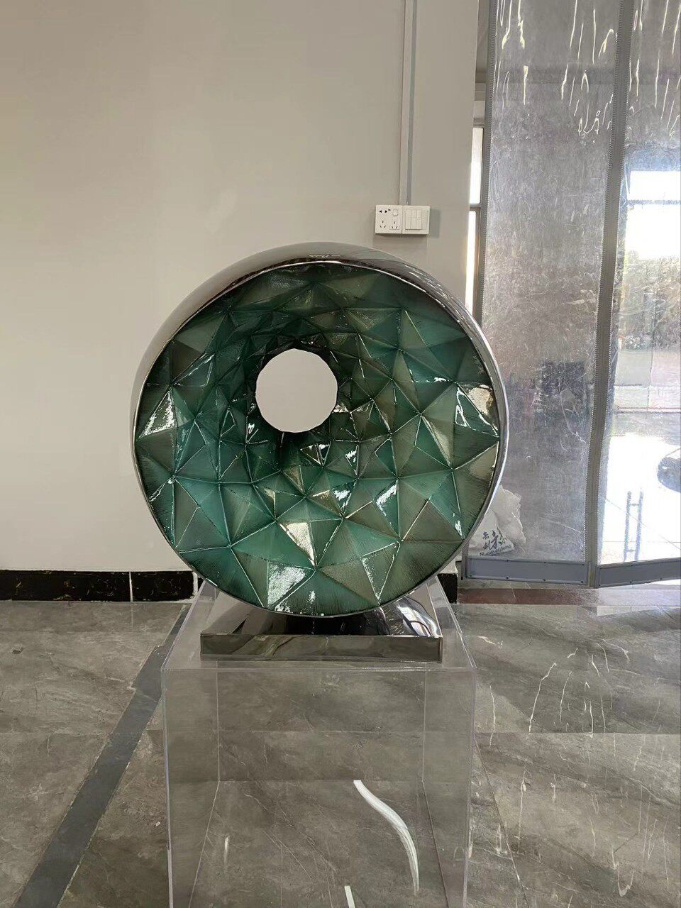 304不锈钢抽象艺术摆件创意摆件酒店空间艺术