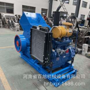 现货大中小型锤式制砂机水泥块石头碎石机移动柴油锤式破碎机