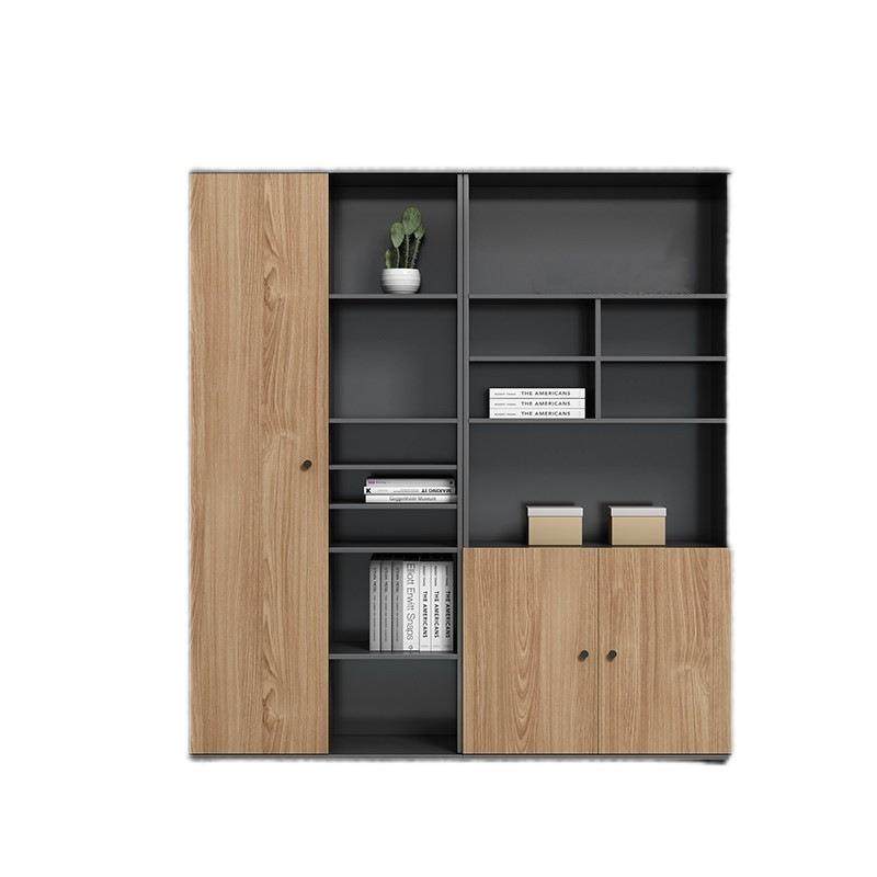 办公室文件柜木质储物资料收纳柜落地式多层展示背景书柜,收纳整理,烫衣板及配件,淘宝优惠券,粉丝福利购,淘宝优惠卷